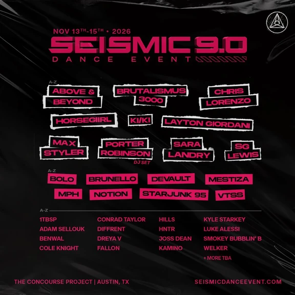 Seismic Dance Event 9.0 2026