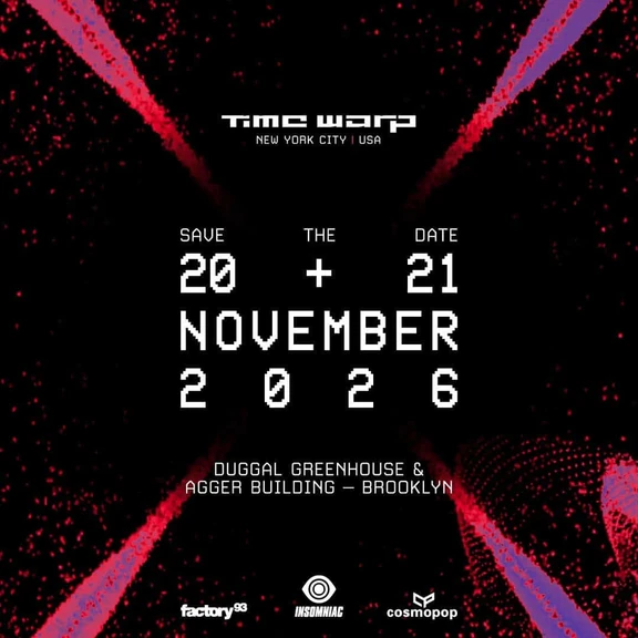 Time Warp USA 2026 festival poster
