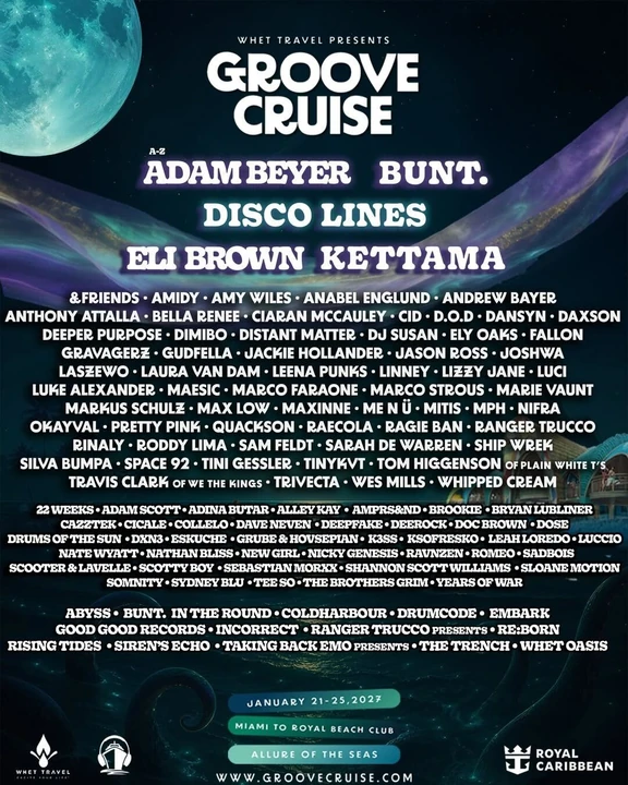 Groove Cruise Miami 2027