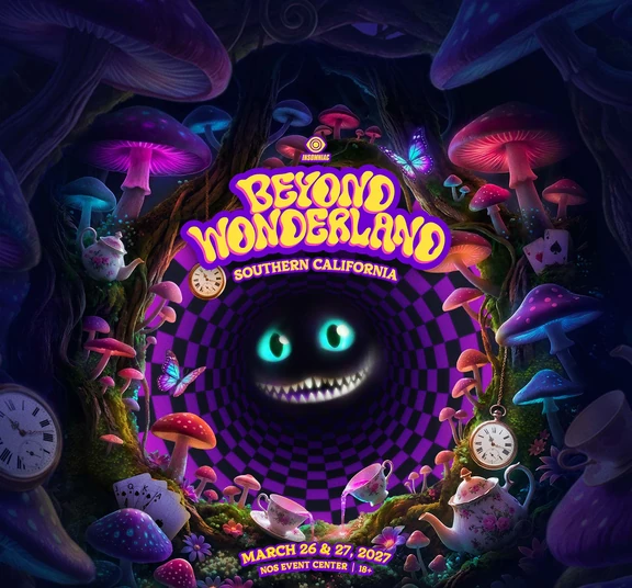 Beyond Wonderland SoCal 2027 festival poster